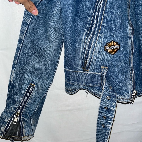 Harley Davidson Jean biker jacket - Picture 3 of 12